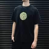 DNBA ROUNDED TEE - BLACK