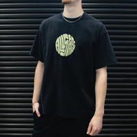 DNBA ROUNDED TEE - BLACK