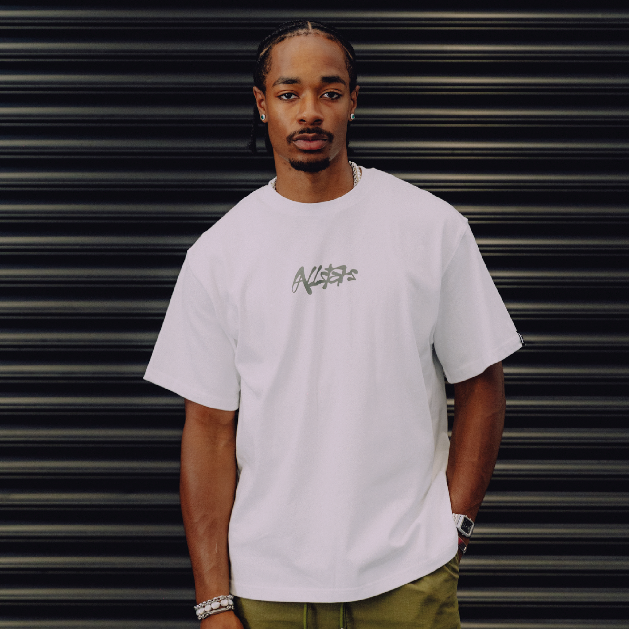 Spiral Dragon Tee - White