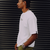 Spiral Dragon Tee - White