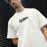 DNBA SCRIPT TEE - WHITE