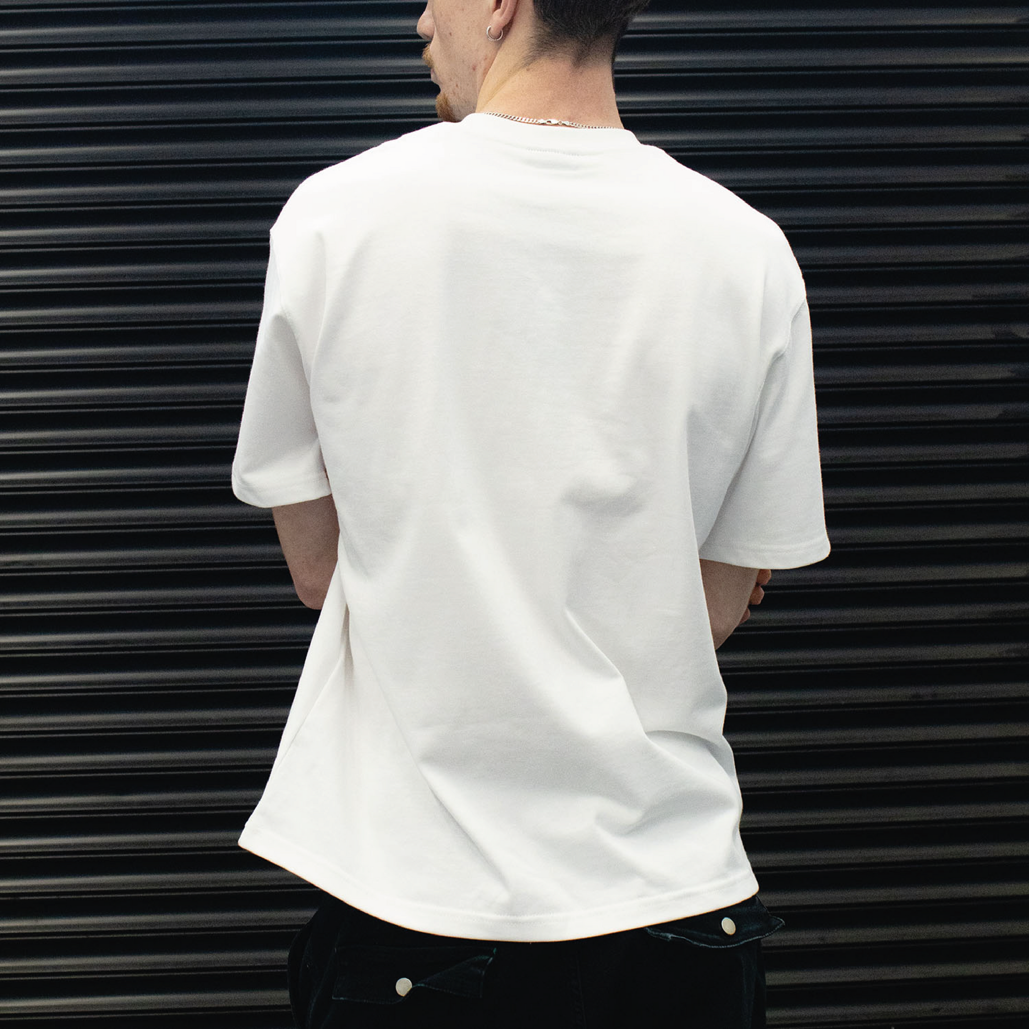 DNBA SCRIPT TEE - WHITE